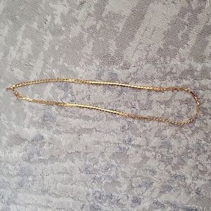 Monet gold necklace